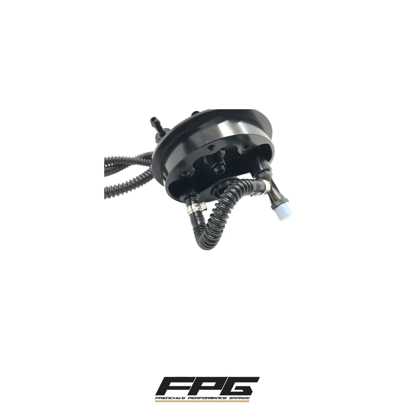 FPG Nissan Skyline R33 R34 Silvia S14 S15 Billet Fuel Tank Bulkhead Hat Top AN6 With High Current Connector Apex 2.8 Delphi FPG-100
