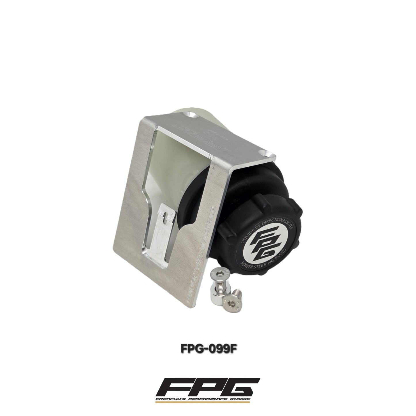 FPG Power Steering Reservoir and Bracket Nissan Skyline R Chassis FPG-099