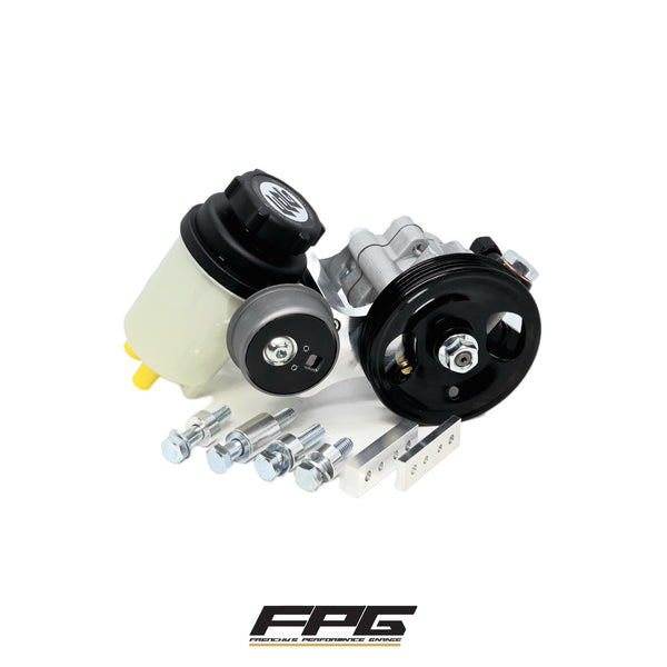 FPG Nissan RB Power Steering Kit RB20/25/26/30 Billet Mount Adjustable FPG-038