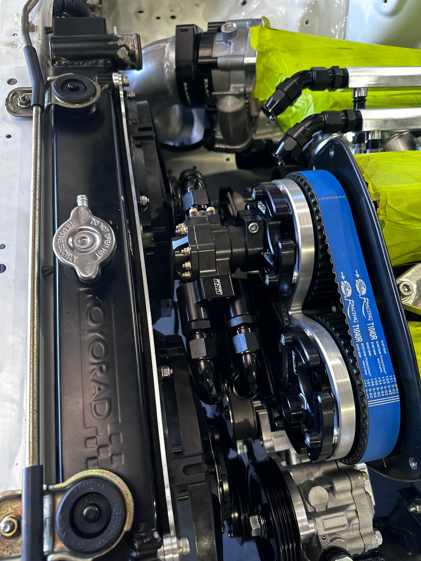 FPG Nissan RB Power Steering Kit RB20/25/26/30 Water Pump Driven Extra Clearance FPG-038WP