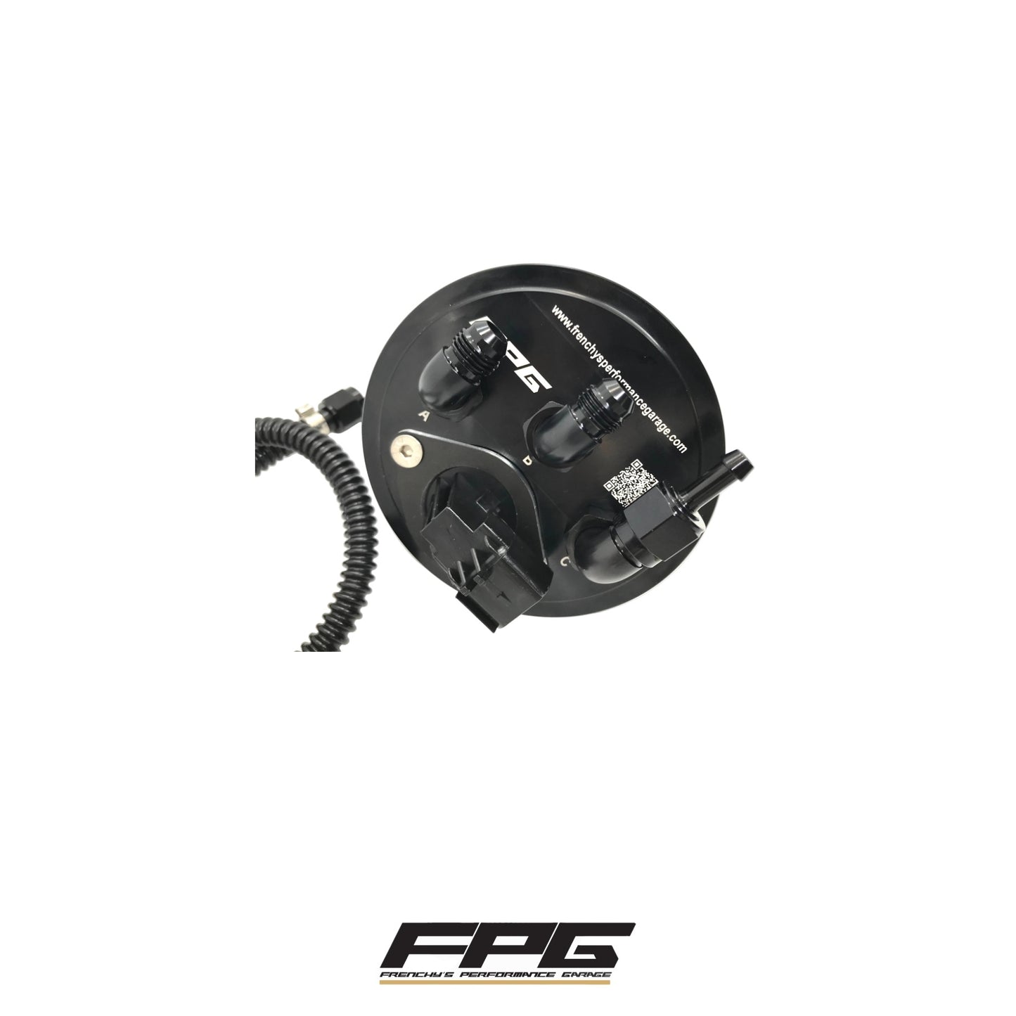 FPG Nissan Skyline R33 R34 Silvia S14 S15 Billet Fuel Tank Bulkhead Hat Top AN6 With High Current Connector Apex 2.8 Delphi FPG-100